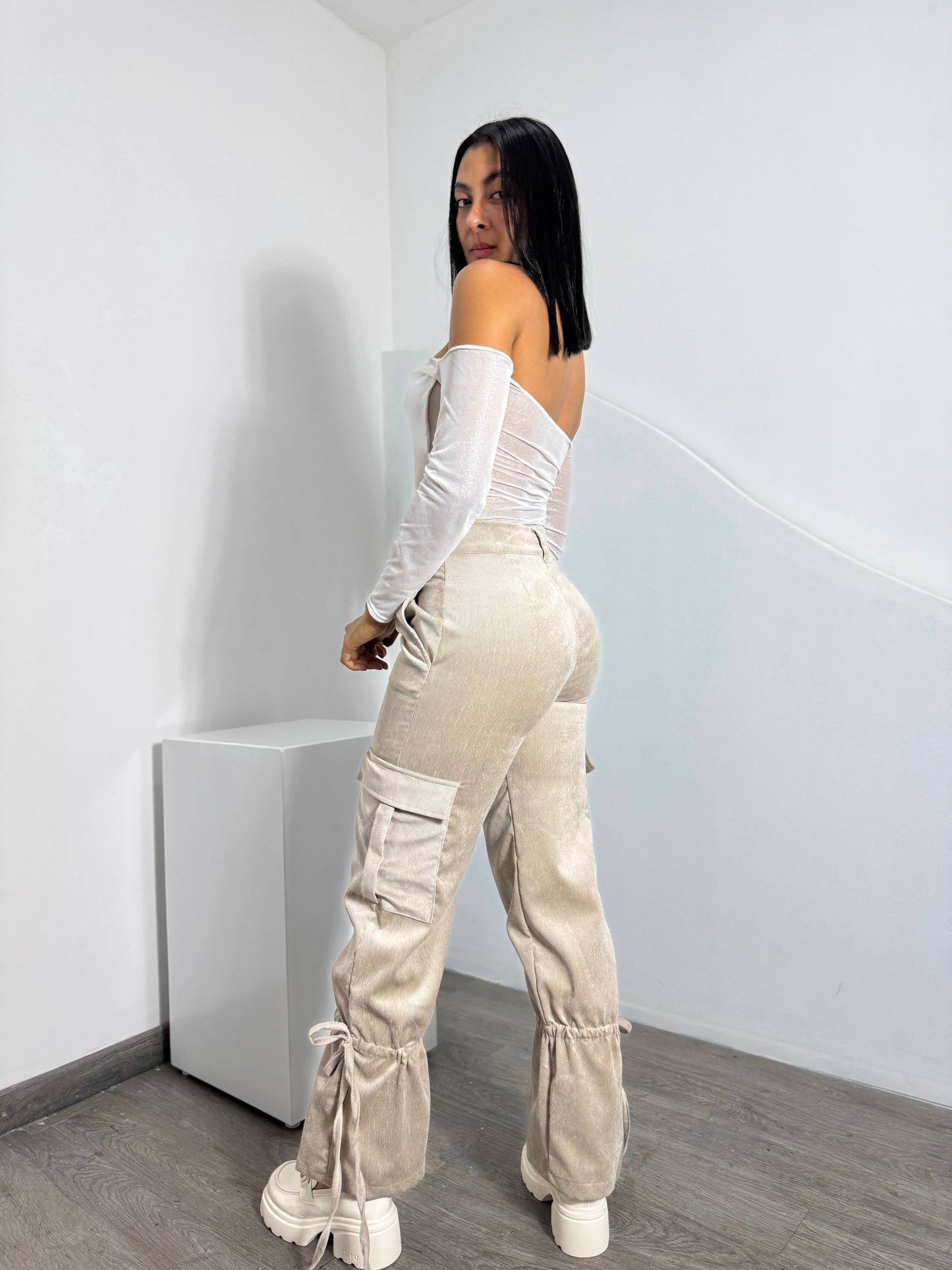 Pantalón cordón bota