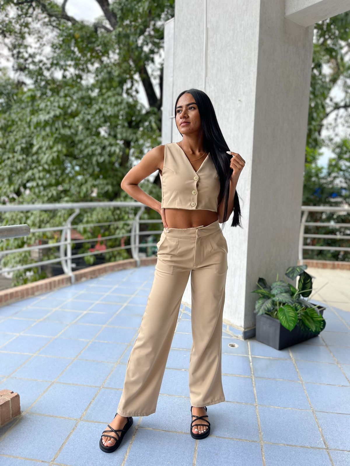 Set chaleco y pantalón