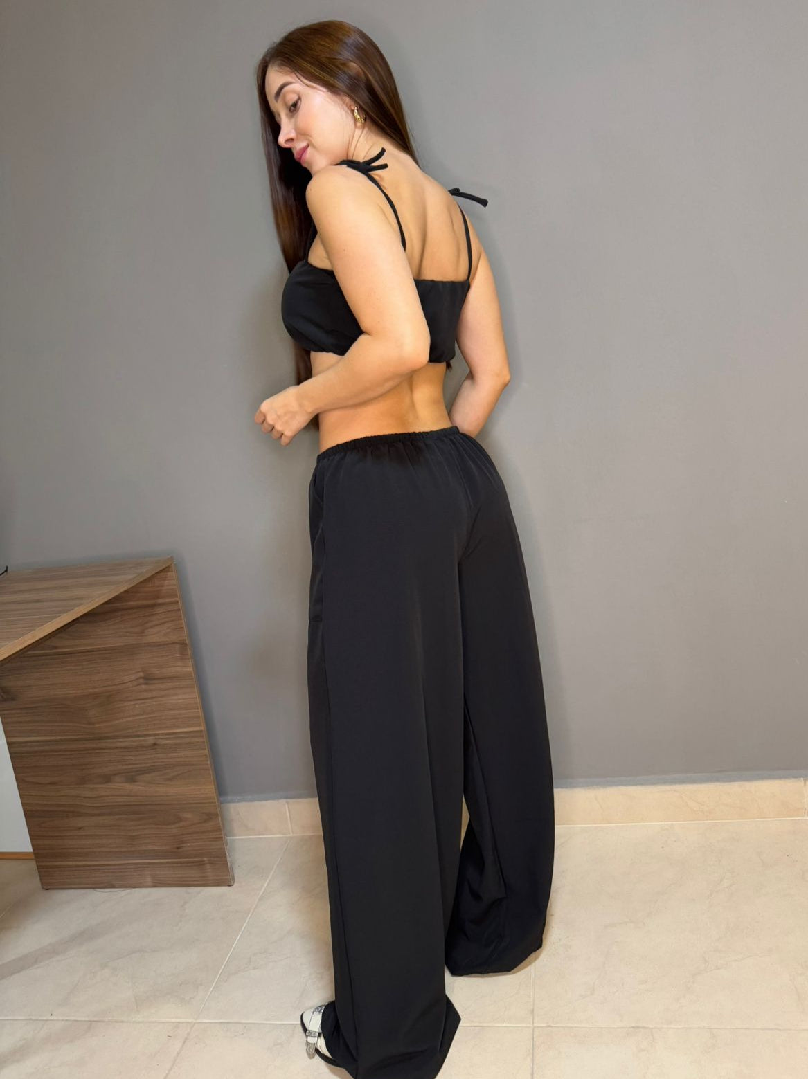 Set blusa straple tiras