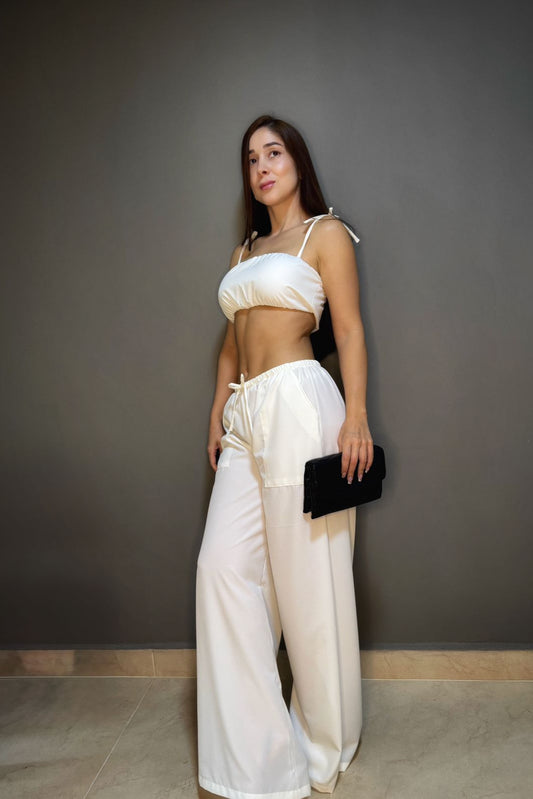 Set blusa straple tiras