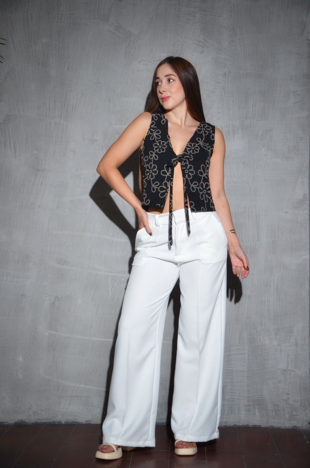 Pantalon tipo sastre