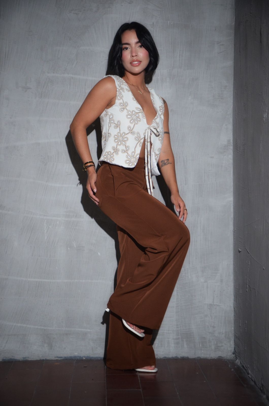 Pantalon tipo sastre